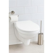 Frefly Store Plastik Akdeniz Soft Klozet Kapağı – Dayanıklı, Hijyenik, Kolay Montajlı, Standart Ölçü (44X35 Cm)