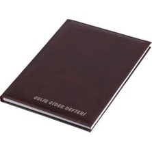 Frefly Store Gülpaş Gelir-Gider Işletme Defteri 21X30 100 Yaprak Suni Deri (270)