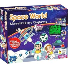 Frefly Store Space World Manyetik Hikaye Oluşturma Kutu Oyunu