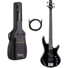 Frefly Store Midex MBG-400BK Üst Segment Profesyonel Bas Gitar 4 Telli (Softcase Gigbag ve Kablo Dahil)