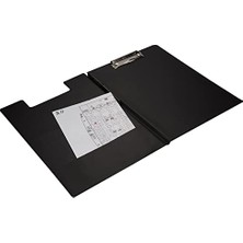 Frefly Store 333S A4 Pvc Kapaklı Sekreter Tablası,sekreterlik,sekreter Bloknot,a4 Kapaklı Sekreterlik,siyah