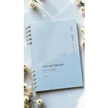 Frefly Store Fark Tanıtım Spiralli 80 Yaprak Çizgisiz A5 Defter, Not Defteri, Okul Defteri, 4 Farklı Renk Seçeneği (02 Placid Blue)