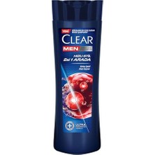 Frefly Store Clear Men Kepeğe Karşı Etkili Şampuan Hızlı Stil 2'si 1 Arada Kolay Şekil Alan Saçlar 350 ml Mavi