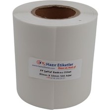 Frefly Store Pp Şeffaf Baskısız Noter Fotoğraf Kapatma Etiketi 80X50 mm – Rulo 500 Adet (Kutu Kapatma Etiketi)