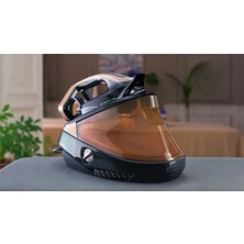 Tefal Buhar Kazanlı Ütü | 9 Bar, 3000 W, 750 G Şok Buhar, Akıllı LED Aydınlatma, Durilium Airglide Taban, Siyah-Altın