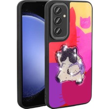 Ummeslem Samsung Galaxy A24 Kılıf Parlayan Kabartmalı Ikonik Figürlü Cep Telefonu Için Uyumlu Amas Silikon Kapak
