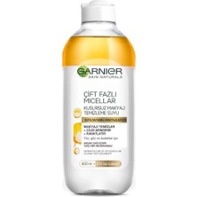 Frefly Store Garnier Skin Naturals Çift Fazlı Micellar Kusursuz Makyaj Temizleme Suyu (400 Ml)