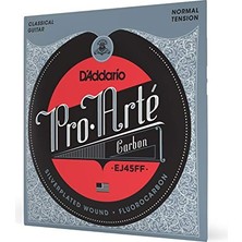 Frefly Store Daddarıo EJ45FF Klasik Gitar Tel Seti, Pro-Arte, Carbon Trebles-Dy