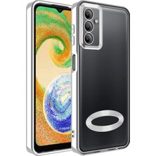 Ummeslem Samsung Galaxy A05S Cep Telefonu Için Uyumlu Kılıf Kamera Korumalı Logo Gösteren Omega Kapak