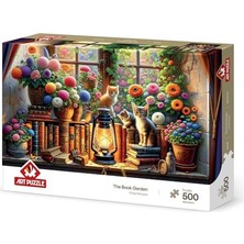 Frefly Store Art Puzzle Kitap Bahçesi 500 Parça Puzzle
