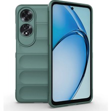 Ummeslem Oppo A60 Cep Telefonu Için Uyumlu Kılıf Esnek Tpu Oyuklu Arka Yüzey Tasarımlı Etnik Silikon Kapak
