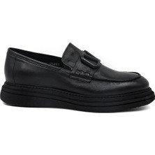 Luciano Bellini C22805-1 Erkek Loafer Ayakkabı - Siyah