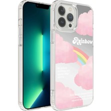 Ummeslem iPhone 13 Pro Max Kılıf Airbagli Parlak Tasarımlı Cep Telefonu Için Uyumlu Kapak Mimbo Kapak