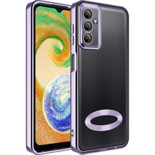 Ummeslem Samsung Galaxy A05S Kılıf Kamera Korumalı Logo Gösteren Cep Telefonu Için Uyumlu Kapak Omega Kapak