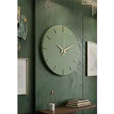 Avelune Aynalı Metal ve Sessiz Mekanizmalı Modern (40CM) | Duvar Saati