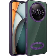 Ummeslem Xiaomi Redmi A3 4g 2024 Cep Telefonu Için Uyumlu Kılıf Kamera Korumalı Logo Gösteren Omega Kapak