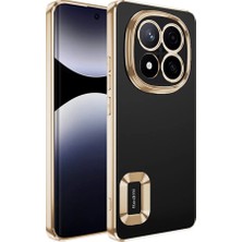 Ummeslem Xiaomi Poco X7 Cep Telefonu Için Uyumlu Kılıf Kamera Korumalı Logo Gösteren Omega Kapak