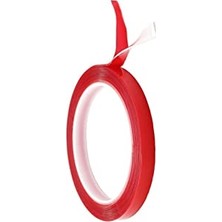Frefly Store Silikon Çift Taraflı Montaj Bandı 10MM Genişlik 5mt Uzunluk Çift Taraflı Bant Çerçeve Yapıştırıcı Çift Taraflı Bant (10MMX5MT)