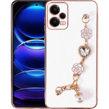Ummeslem Redmi Note 12 5g Kılıf El Tutamaçlı Kamera Korumalı Cep Telefonu Için Uyumlu Taka Silikon Kapak