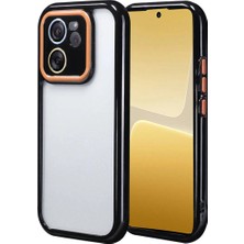 Ummeslem Mi 13T Pro Kılıf Kamera Korumalı Renkli Kenar Cep Telefonu Için Uyumlu Kapak Vitamin Kapak