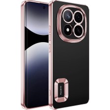 Ummeslem Redmi Note 14 Pro 5g Cep Telefonu Için Uyumlu Kılıf Kamera Korumalı Logo Gösteren Omega Kapak