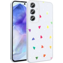 Ummeslem Samsung Galaxy A55 Cep Telefonu Için Uyumlu Kılıf Şeffaf Figürlü Folk Sert Kapak