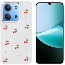 Ummeslem Xiaomi Redmi 15C Kılıf Airbag Tasarımlı Simli Şeffaf Için Uyumlu Kutup Kapak