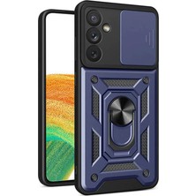Ummeslem Samsung Galaxy A34 Kılıf Standlı Kamera Korumalı Cep Telefonu Için Uyumlu Kapak Sürgülü Vega Kapak