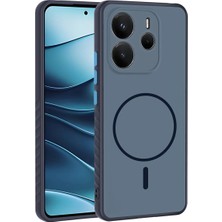 Ummeslem Redmi Note 14 4g Kılıf M-Safe Şarj Özellikli Için Uyumlu Kılıf Tea Kapak