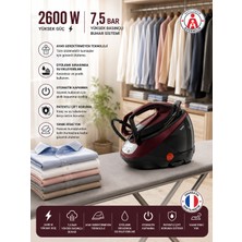 Tefal 7.5 Bar Buhar Kazanlı Ütü 560G Şok Buhar - 140G Sürekli Buhar - Eco Mod Otomatik Kapanma - 2600W Çıkarılabilir Su Hazneli