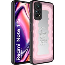 Ummeslem Redmi Note 11S Global Için Uyumlu Kılıf Aynalı Desenli Kamera Korumalı Parlak Mirror Kapak