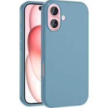 Ummeslem Apple iPhone 16 Plus Için Uyumlu Kılıf M-Safe Şarj Özellikli Sıvı Teknolojili Sert Kivi Kapak