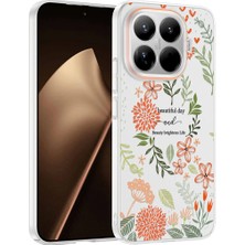 Ummeslem Xiaomi 15T Pro Cep Telefonu Için Uyumlu Kılıf Kamera Korumalı Desenli Klip Kapak