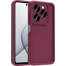 Ummeslem Tecno Spark 20 Cep Telefonu Için Uyumlu Kılıf Kamera Korumalı Ananas Kapak