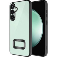 Ummeslem Samsung Galaxy S23 Fe Kılıf Kamera Korumalı Logo Gösteren Cep Telefonu Için Uyumlu Kapak Omega Kapak
