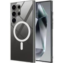 Ummeslem Samsung Galaxy S26 Ultra Için Uyumlu Kılıf Kamera Korumalı M-Safe Sert Pc Porto Kapak