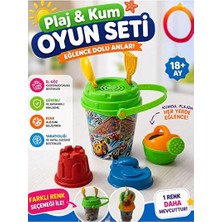 Maison Luré Çocuklar Için Renkli Kum ve Bahçe Oyun Seti Deniz Malzemesi