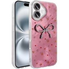 Ummeslem Apple iPhone 16 Plus Cep Telefonu Için Uyumlu Kılıf Kamera Korumalı Figürlü Ponti Silikon Kapak