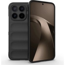 Ummeslem Xiaomi 17T Için Uyumlu Kılıf Esnek Tpu Oyuklu Arka Yüzey Tasarımlı Etnik Silikon Kapak