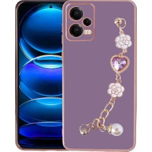 Ummeslem Redmi Note 12 4g Kılıf El Tutamaçlı Kamera Korumalı Cep Telefonu Için Uyumlu Taka Silikon Kapak