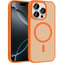 Ummeslem Apple iPhone 16 Pro Cep Telefonu Için Uyumlu Kılıf M-Safe Şarj Özellikli Babet Kapak