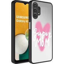 Ummeslem Samsung Galaxy A13 4g Kılıf Aynalı Desenli Kamera Korumalı Parlak Için Uyumlu Kılıf Mirror Kapak