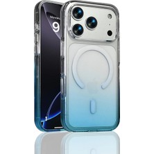Ummeslem iPhone 17 Pro Cep Telefonu Için Uyumlu Kılıf Magsafe Şarj Özellikli Septik Silikon Kapak