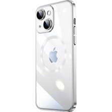 Ummeslem iPhone 14 Plus Kılıf Wireless Şarj Sert Pc Cep Telefonu Için Uyumlu Kapak Riksos M-Safe Kapak