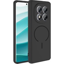 Ummeslem Xiaomi Redmi Note 14 Pro 5g Kılıf M-Safe Şarj Özellikli Için Uyumlu Meta Kapak