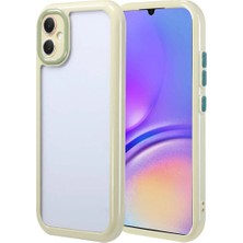Ummeslem Samsung Galaxy A05 Kılıf Kamera Korumalı Renkli Kenar ve Çerçeve Tasarımlı Için Uyumlu Kılıf Vitamin Kapak