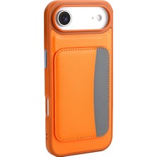 Ummeslem Apple iPhone 17 Air Kılıf Kartlıklı Cep Telefenu Için Uyumlu X-Kart Silikon Kapak