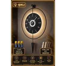 Avelune LED - 12-24 Saat Gösterim ve Pil ile Kolay Kullanım | Duvar Saati