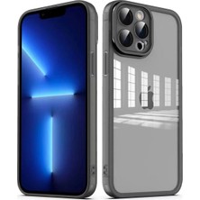 Ummeslem iPhone 13 Pro Kılıf Kamera Korumalı Transparan Cep Telefonu Için Uyumlu Kapak Post Kapak