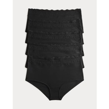 Marks & Spencer 5'li Dantel Detaylı Short Külot Seti